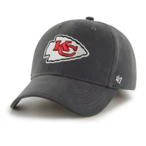 47 Other - '47 Kansas City Chiefs Charcoal Basic Adjustable Toddler Hat KC Chiefs Like New